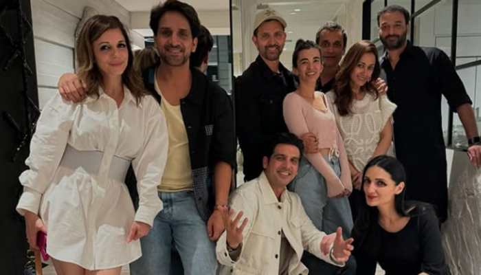 Hrithik Roshan Celebrates His 51st Birthday With Ex-Wife Sussanne Khan, Ladylove Saba Azad