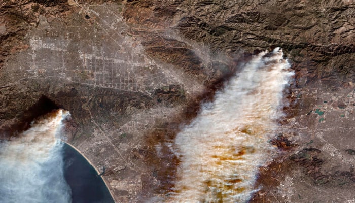 California Wildfires: Satellite Image Show Mass Destruction Across Los Angeles