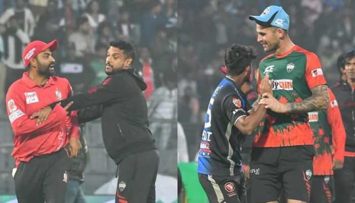 Tamim Iqbal Explodes In Rage; Charges At Alex Hales After Humiliating BPL Loss, Video Goes Viral - Watch Tamim Iqbal Explodes In Rage; Charges At Alex Hales After Humiliating BPL Loss, Video Goes Viral - Watch