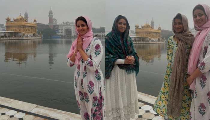Ananya Panday Visits Golden Temple With Mother Bhavana And Sister Rysa