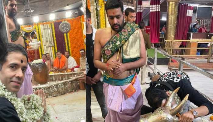 Tusshar Kapoor Offers Prayers At Mahakaleshwar Temple, See Pics Tusshar Kapoor Offers Prayers At Mahakaleshwar Temple, See Pics