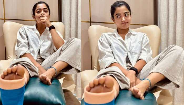 Rashmika Mandanna Bounces Back To 'Bunny Hop Mode' After Leg Injury At 'Sacred Gym Shrine'