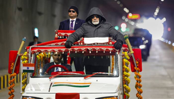PM Modi Inaugurates Z-Morh Tunnel In J&amp;K's Sonamarg