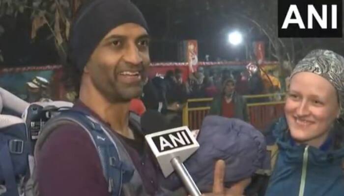 Indian-Origin Man, Now A German Citizen, Shares Heartfelt Reason For Visiting Mahakumbh With His 'Videshi' Wife And Toddler Son