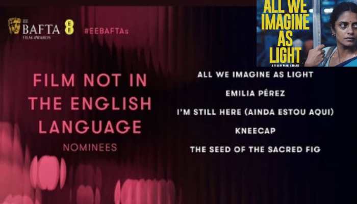 Payal Kapadia's Film 'All We Imagine As Light' Nominated For BAFTA 2025 Payal Kapadia's Film 'All We Imagine As Light' Nominated For BAFTA 2025
