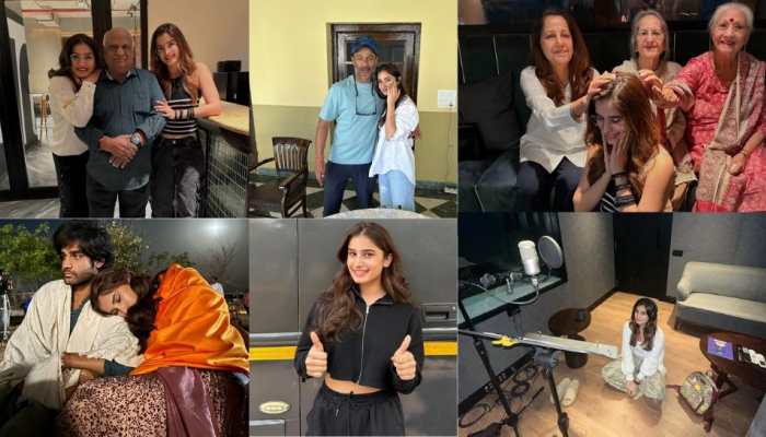 Rasha Thadani Shares BTS Pics From Azaad Shoot, Seeks Blessings Ahead Of Release Rasha Thadani Shares BTS Pics From Azaad Shoot, Seeks Blessings Ahead Of Release