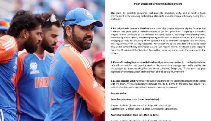 BCCI's New Player Policy: Here's All You Need To Know About New Rules For Team India - In Pics