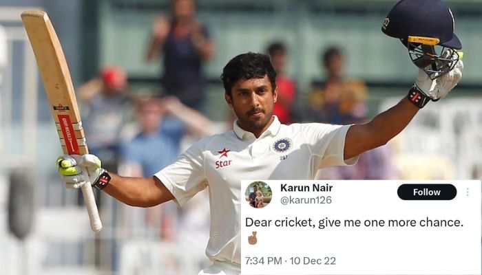 From 'Dear Cricket Give Me Another Chance' To Average Of 752: The Curious Case Of Karun Nair - In Pics