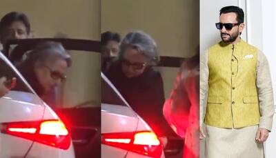 Saif Ali Khan Stabbing: Sharmila Tagore Visits Son At Lilavati Hospital As Actor Recovers From Major Injuries