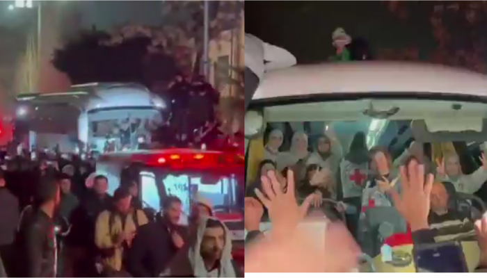 West Bank Cheers For Freed Palestinians Under Israel-Hamas Ceasefire Deal, Hamas Flag Unfurled: Watch West Bank Cheers For Freed Palestinians Under Israel-Hamas Ceasefire Deal, Hamas Flag Unfurled: Watch