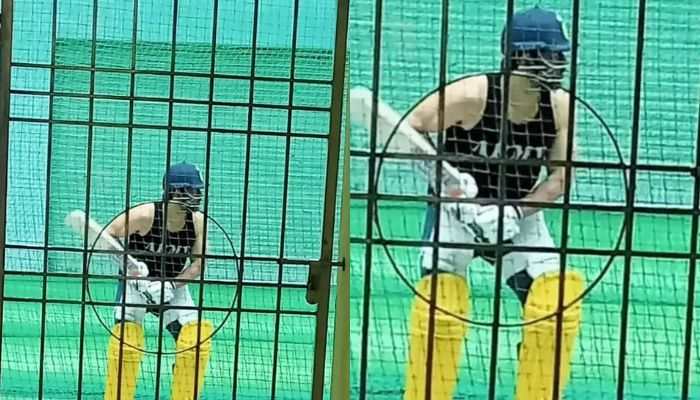 MS Dhoni Gearing Up For IPL 2025, First Net Session's Photo Goes Viral - Check MS Dhoni Gearing Up For IPL 2025, First Net Session's Photo Goes Viral - Check