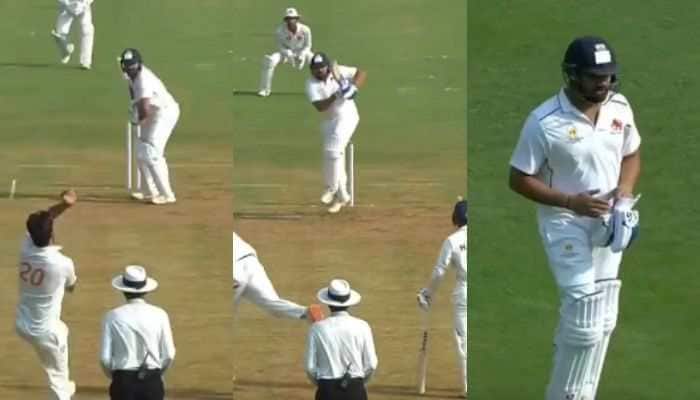 Rohit Sharma Fails On His Return To Ranji Trophy After 10 Years - Watch