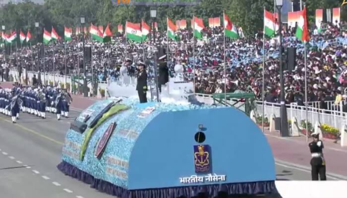 Republic Day Parade: Indian Navy’s INS Surat, INS Nilgiri And INS Vagsheer Reflects Maritime Power