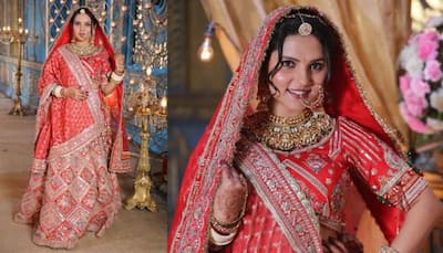 Priya Thakur Looks Stunning In A 16 Kg Bridal Lehenga For Zee TV’s Vasudha - Watch