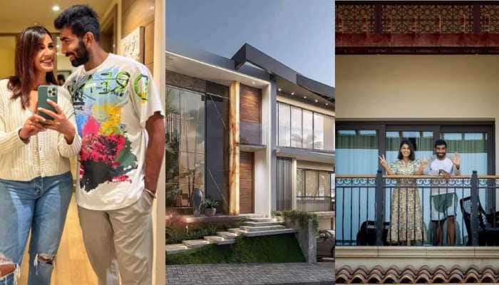 Inside Jasprit Bumrah And Sanjana Ganesan’s Stunning ₹3 Crore Ahmedabad Home - In Pics