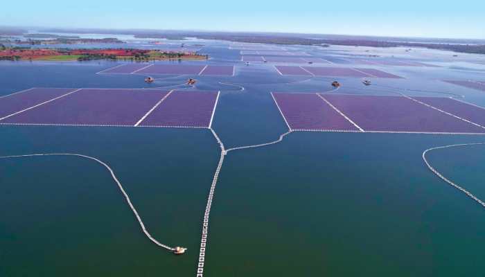 Harnessing Renewable Power: Floating Solar Power by a Giant