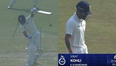 Virat Kohli Clean Bowled By Himanshu Sangwan In Shocking Ranji Trophy Return, Video Goes Viral - Watch