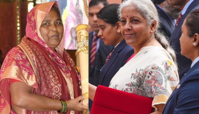 Nirmala Sitharaman's saree from Dulari Devi 