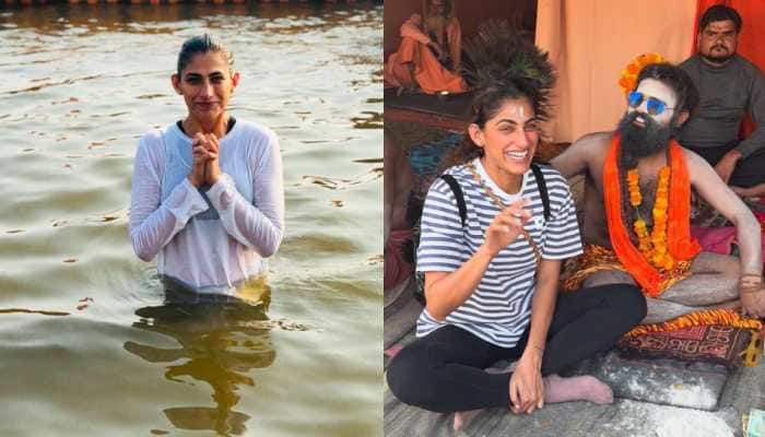 Kubbra Sait Visits Mahakumbh, Takes Holy Dip, Expresses Gratitude For Spiritual Experience