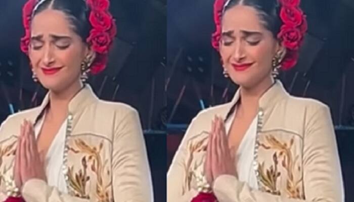 Sonam Kapoor Trolled For Crying On The Ramp; Netizens Ask Her To Stop Overacting