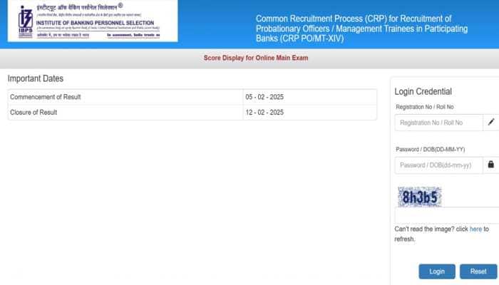 IBPS PO Score Card 2025 Released At ibps.in- Check Direct Link Here