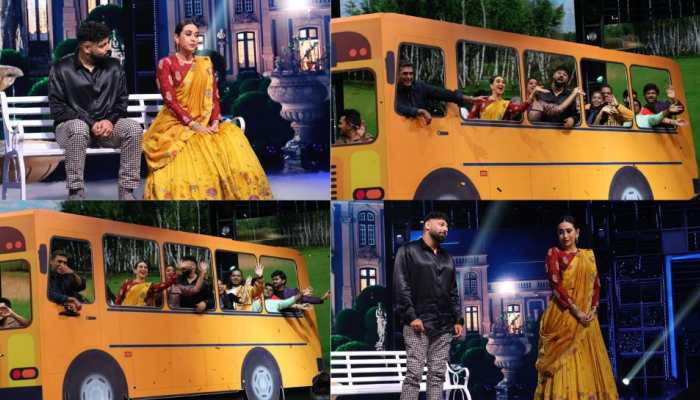 Indian Idol 15: Karisma Kapoor And Badshah Recreate THIS Iconic Scene From 'Hum Saath Saath Hain' Indian Idol 15: Karisma Kapoor And Badshah Recreate THIS Iconic Scene From 'Hum Saath Saath Hain'