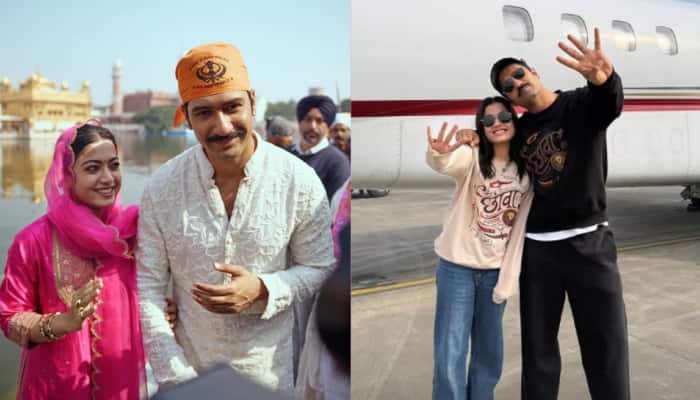 Chhaava: Vicky Kaushal And Rashmika Mandanna Visit Golden Temple In Amritsar