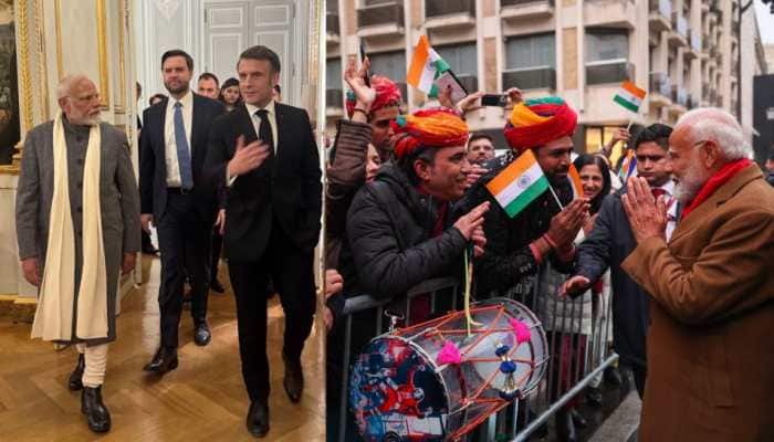 PM Modi Receives Warm Welcome In Paris, Attends Dinner Hosted By Macron 