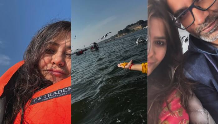 Television And Film Producer Ektaa Kapoor Takes Holy Dip At Maha Kumbh
