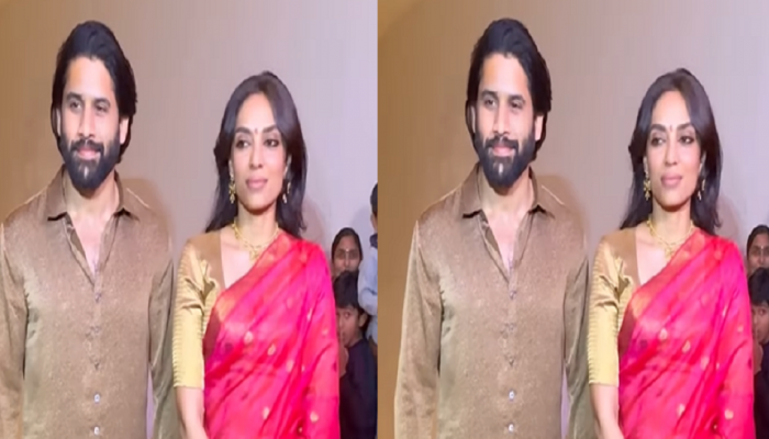 Thandel: Naga Chaitanya & Sobhita Dhulipala Make Public Appearance; Netizens Say They Have Zero Chemistry Thandel: Naga Chaitanya & Sobhita Dhulipala Make Public Appearance; Netizens Say They Have Zero Chemistry