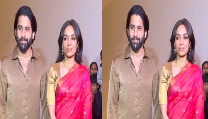 Thandel: Naga Chaitanya &amp; Sobhita Dhulipala Make Public Appearance; Netizens Say They Have Zero Chemistry