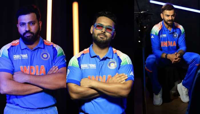 Champions Trophy 2025: Team India’s Fierce Photoshoot Signals Big Clash Ahead, With Virat Kohli And Rohit Sharma At The Forefront - In Pics