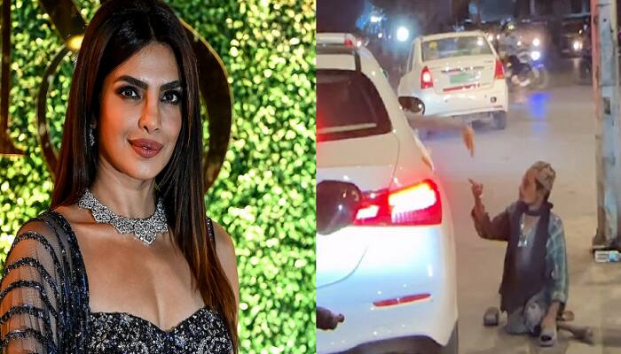 Priyanka Chopra Lends Money To A Disabled Beggar At Traffic Signal; Video Goes Viral