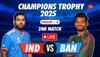 ind vs ban cricket score
