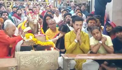 Actor Darshan Kumaar Attends Bhasma Aarti At Mahakaleshwar Temple In Ujjain