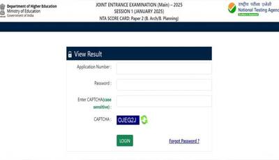 JEE Main Session 1 Paper 2 Results 2025 Declared At jeemain.nta.nic.in- Check Direct Link, Steps To Download Here