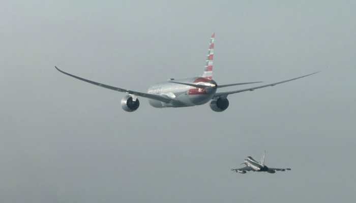 American Flight En Route To Delhi Diverted To Rome &amp; Escorted By Fighter Jets After Bomb Hoax