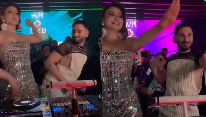 Urvashi Rautela Flaunts Her Real Diamond Birthday Dress As She Grooves With Orry At A Night Club In Dubai Urvashi Rautela Flaunts Her Real Diamond Birthday Dress As She Grooves With Orry At A Night Club In Dubai