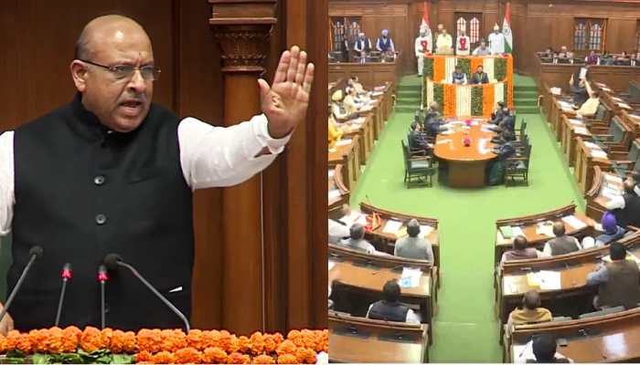 Delhi CM Rekha Gupta Tables Liquor Policy CAG Report In Assembly; 21 AAP MLAs Suspended For 3 Days Delhi CM Rekha Gupta Tables Liquor Policy CAG Report In Assembly; 21 AAP MLAs Suspended For 3 Days