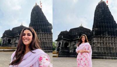On Maha Shivratri 2025, Nimrat Kaur Visits Trimbakeshwar Shiva Temple