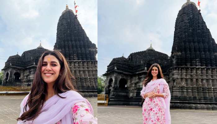 On Maha Shivratri 2025, Nimrat Kaur Visits Trimbakeshwar Shiva Temple On Maha Shivratri 2025, Nimrat Kaur Visits Trimbakeshwar Shiva Temple