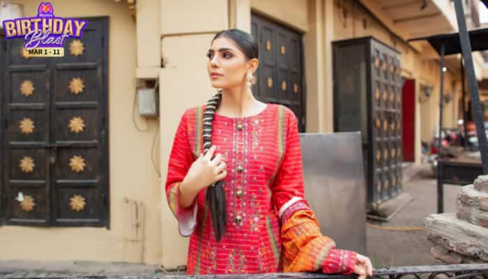 Celebrate the Myntra Birthday Blast Sale with Elegant Kurta Sets for Women