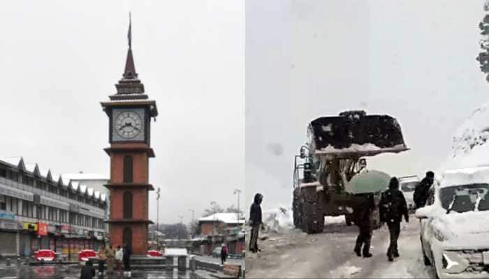 Rail, Flight Services Hit, Jammu-Srinagar Highway Shut As Rain &amp; Snowfall Continue To Batter J&amp;K, IMD Says...