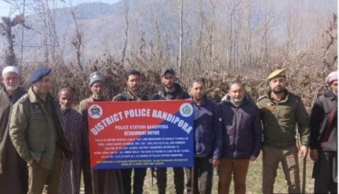 J&amp;K Police Attach Land Worth Rs 2.81 Cr Belonging To Six Pakistan-Operative Terrorists