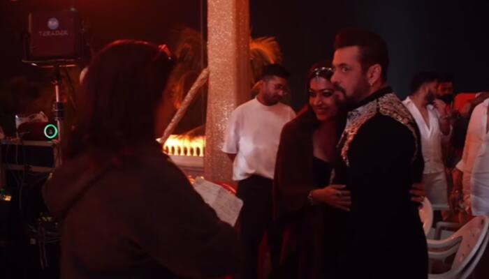 Salman Khan And Rashmika Mandanna’s Fun BTS From ‘Zohra Jabeen’ Shoot - WATCH