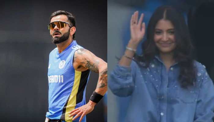 Virat Kohli Waves At Anushka Sharma As She Cheers For Him During IND Vs NZ Champions Trophy 2025 Final — Watch 