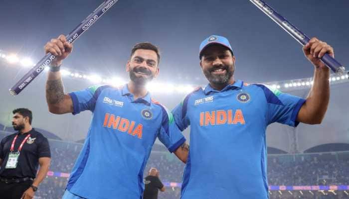 Rohit Sharma Caught Cursing In Viral Video With Virat Kohli During Champions Trophy 2025 Celebrations – Watch