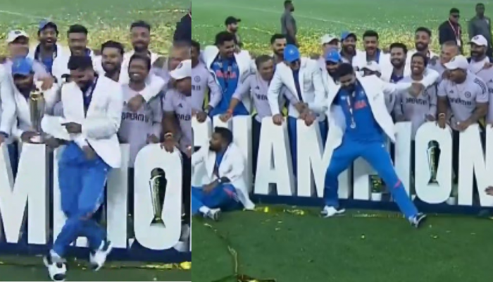 Shreyas Iyer Channels Virat Kohli’s ‘Gangnam Style’ With Victory Dance After Champions Trophy 2025 Win - Watch Shreyas Iyer Channels Virat Kohli’s ‘Gangnam Style’ With Victory Dance After Champions Trophy 2025 Win - Watch