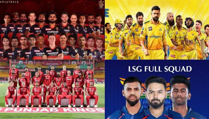 IPL 2025 Full Squads Of CSK, MI, RCB, KKR, RR, GT, LSG, DC, PBKS, SRH - In Pics