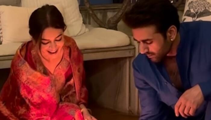 Kriti Kharbanda And Pulkit Samrat Celebrate Their First Wedding Anniversary - WATCH